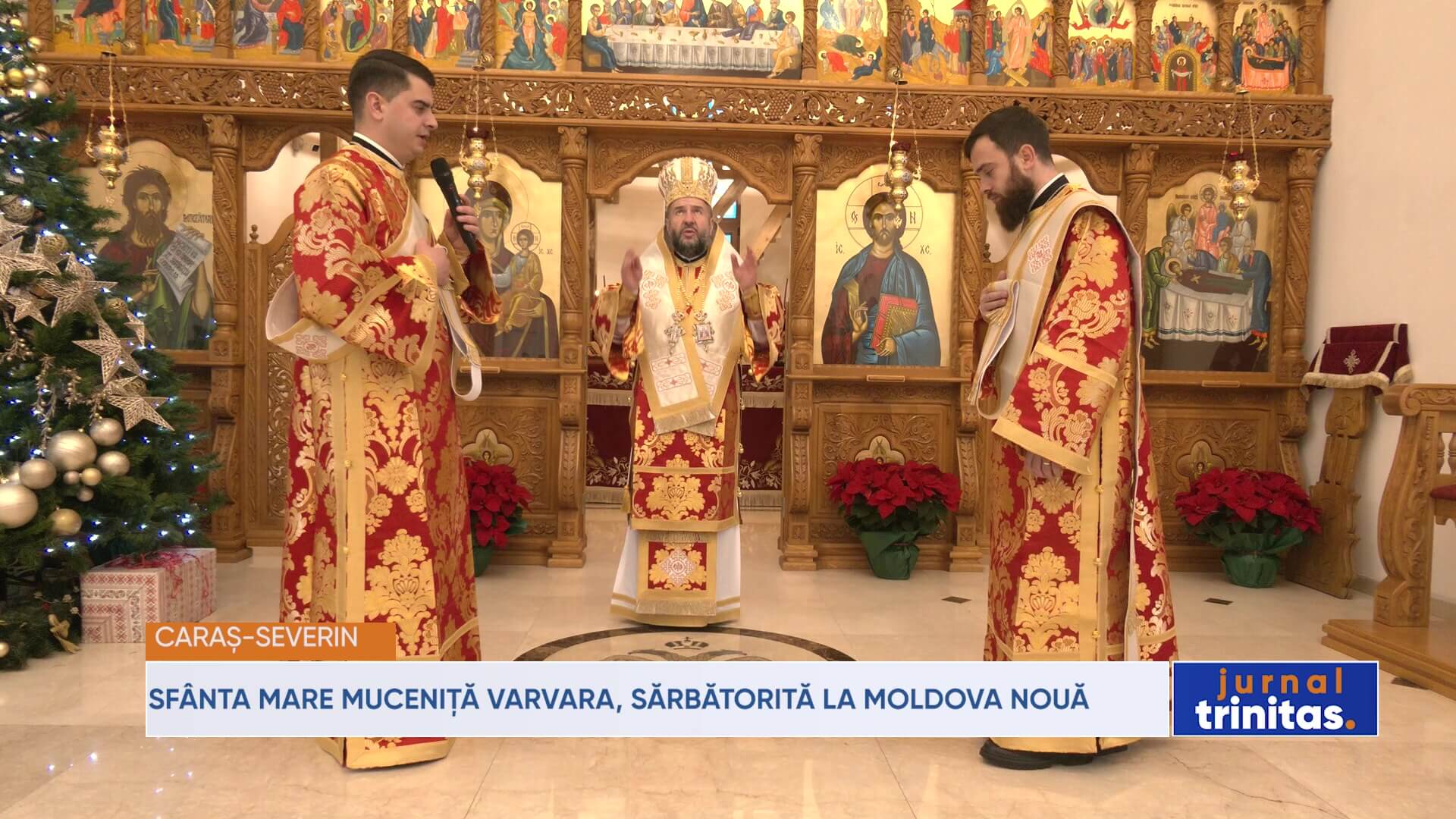 Sfânta Mare Muceniță Varvara, sărbătorită la Moldova Nouă TRINITAS TV