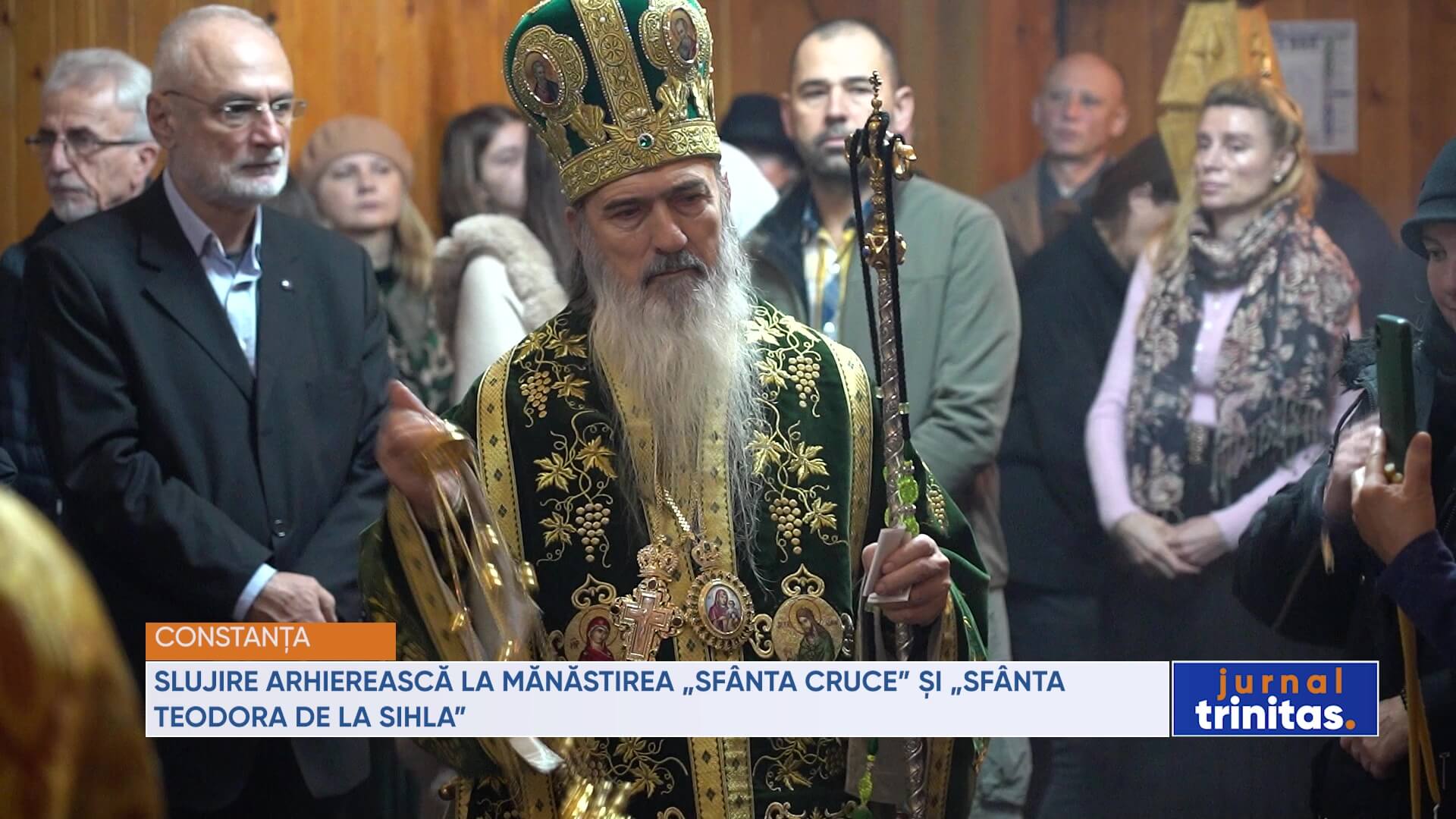 Slujire arhierească la Mănăstirea constănțeană „Sfânta Cruce” și